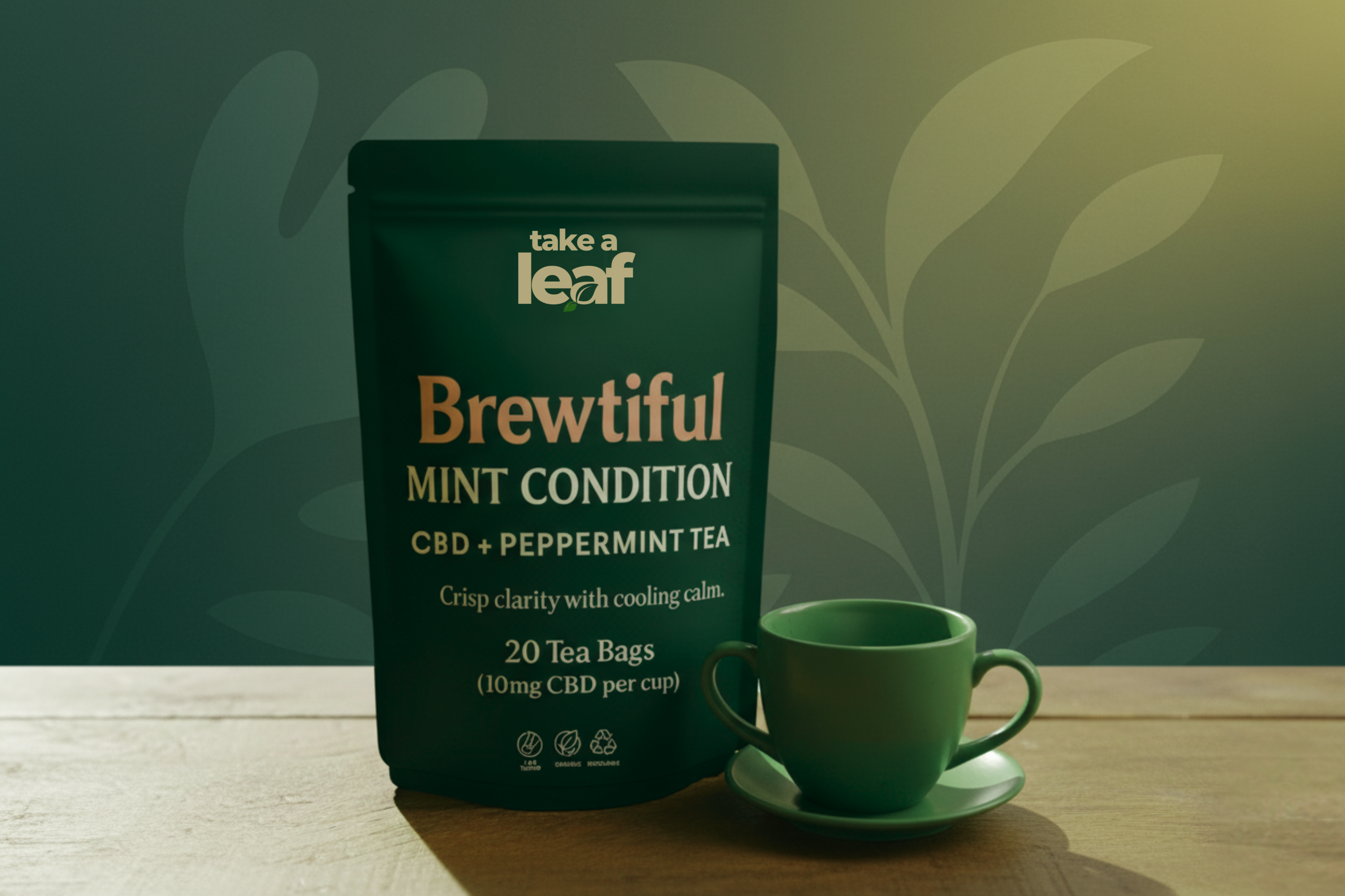 Brewtiful Mint Condition – CBD + Peppermint Tea