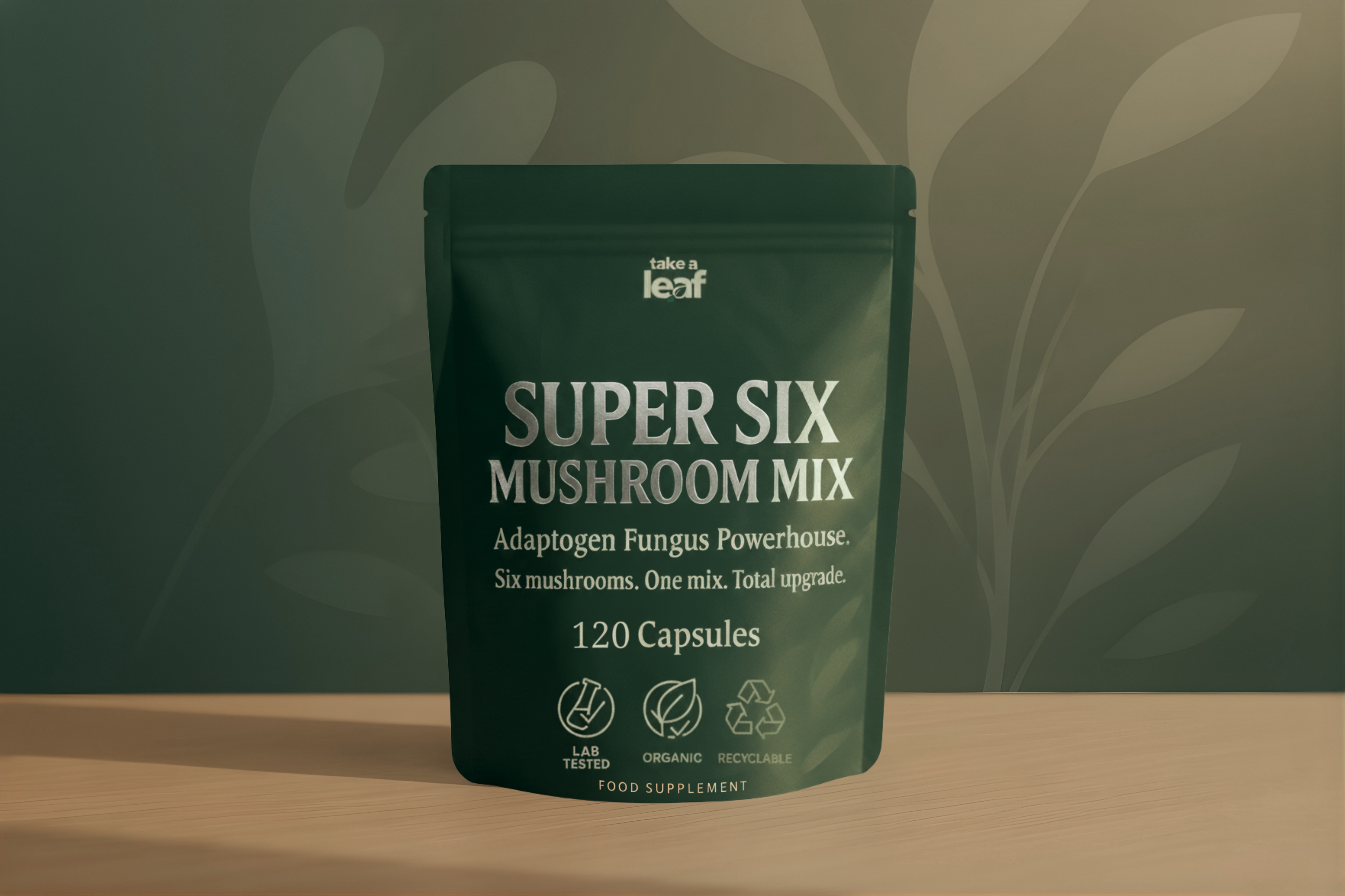Super Six Mushroom Mix – 6-Mushroom Adaptogen Powerhouse
